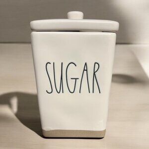 Rae Dunn Sandstone Sugar Canister with Lid
